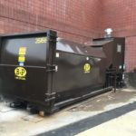 Self-contained compactors by B-P Trucking Inc installed at Whole Foods Westford